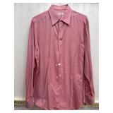 Sz: XL, Luigi Borrellis, Menï¿½s Pink Dress Shirt