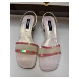 SZ 7.5 DKNY Pink Sandals