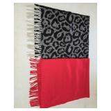 Black & Grey & Red Scarves
