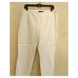 Sz 10 Elie Tahari White Cotton Pants