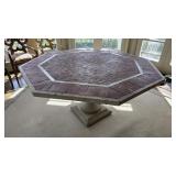 Romanesque Stone Pedestal Table