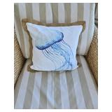 Laural Home Watercolor Jellyfish Indoor or