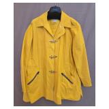 Sz 8 Vintage Emanuel Ungaro Yellow Raincoat