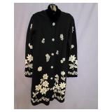 Sz Med Anthropologie Odille Graphic Flower