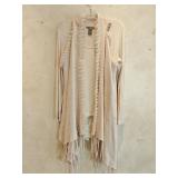 MD Top & Faux Fur Cardigan