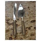 Wedding Cake Knife and Server Set with