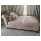 74"x39"x18" Kreiss Collection Upholstered Chaise
