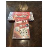 NEW & Sealed Scrabble & Yahtzee