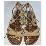 Sz 8 Sam Edelman Gemma Gladiator Sandals in tan
