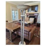 1960s Neoclassical Travertine Marble Torchiere