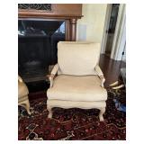 35"ï¿½35"ï¿½38" Sherrill Wood-Framed Occasional