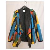 Adore Multi Color Patch Work Fleece Lined Jacket