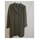 Sz Med Ulex Design Long Olive Green Three-button