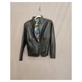 CASA LOPEZ Ladies Large Leather Jacket