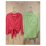 SM/MD Neon Button Up Tops