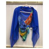 Sz: S, Gottex, One Piece Swimsuit & Scarf
