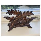 Acanthus Cast Letter Holder Antique