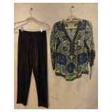 MD Hale Bob Silk Top & Clara Sun Woo Shiny