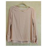 Sz 6 White House Black Market Pink Blouse