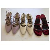 (3) Prs Ladies Heels Sz 7.5