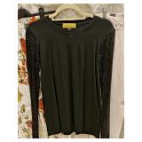 MD/8 Nicole Miller Sequin Top & 2 Prs Pants