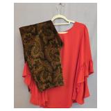 Sz 6 Joseph Ribkoff Red Top & Sz 6 Harold