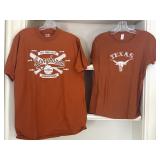(2) Sz M/L VTG Texas Longhorns Shirts