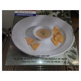NIB Phillipe Richard Chip & Dip Plate