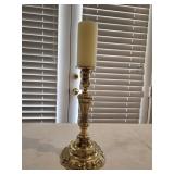 14" Solid Brass Candle Stand w/Felt Bottom