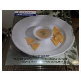 NIB Phillipe Richard Chips & Dip Plate