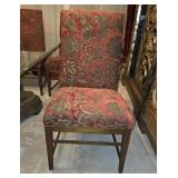 22"ï¿½23"ï¿½39" Red Upholstered Chair