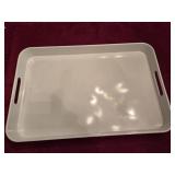 21"ï¿½13.5" Crate & Barrel Heavy Plastic Tray
