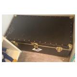 Vintage Seward Black Trunk 31"x15.5"x16"