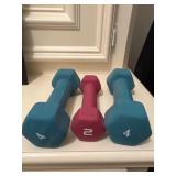 (3) All Purpose Dumbbells