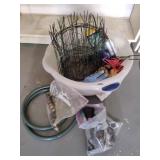 Bin of Gardening Supplies