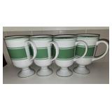 (4) Ceramic Tea Cups from Japan