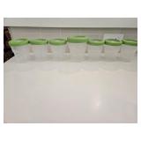 (7) Ball Containers w/Lids