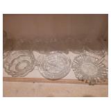 Pressed Glass Platter, Bowls & More