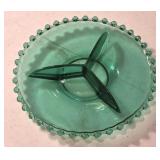 Depression Glass Divided Plate