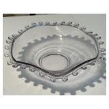 Vintage Heisey Lariat Glass Bowl