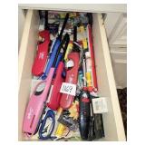 Drawer of Bic BBQ Lighters & More