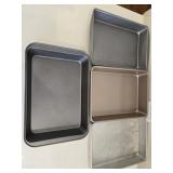 (4) Cake Pans