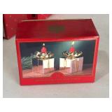 NIB pair of "Home For The Holidays" Silverplate