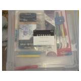 Scrapbook Case with Arts & Crafts Items