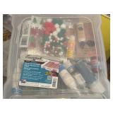 Scrapbook Case with Arts & Crafts Items