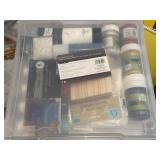 Scrapbook Case with Arts & Crafts Items