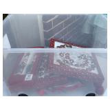 Tote with Christmas Decor