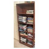 30"x 12"x71"Wooden 5 Shelf Bookcase