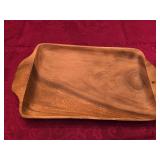 18" Beautiful Hand Carved Tray