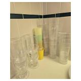 Huge Lot of Plastic Drinking Glasses